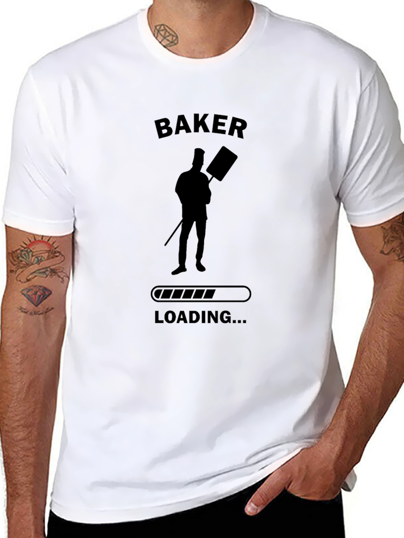 Baker Loading T-Shirt - Funny Baking Tee