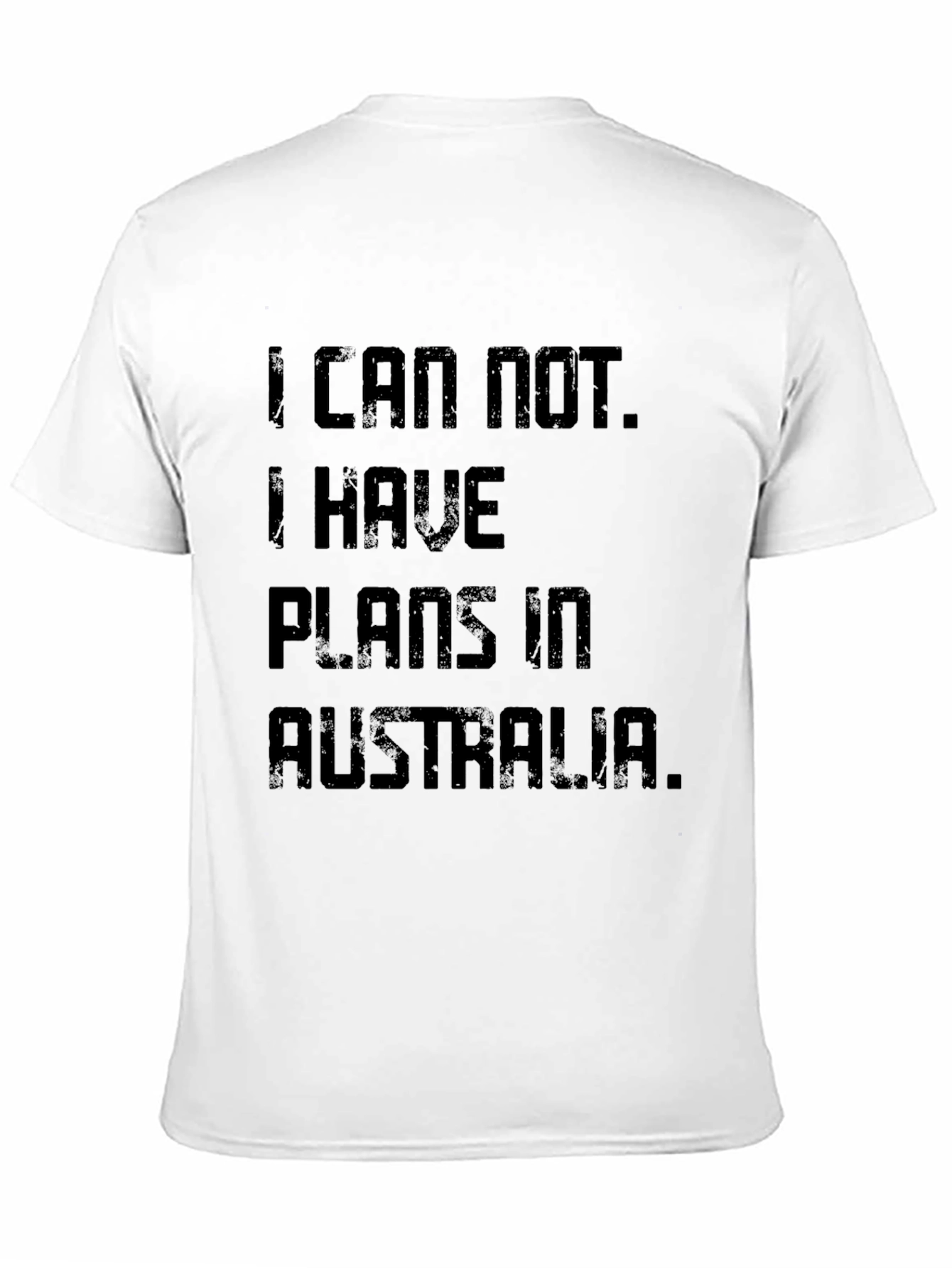 Plans in Australia Graphic Tee - Black