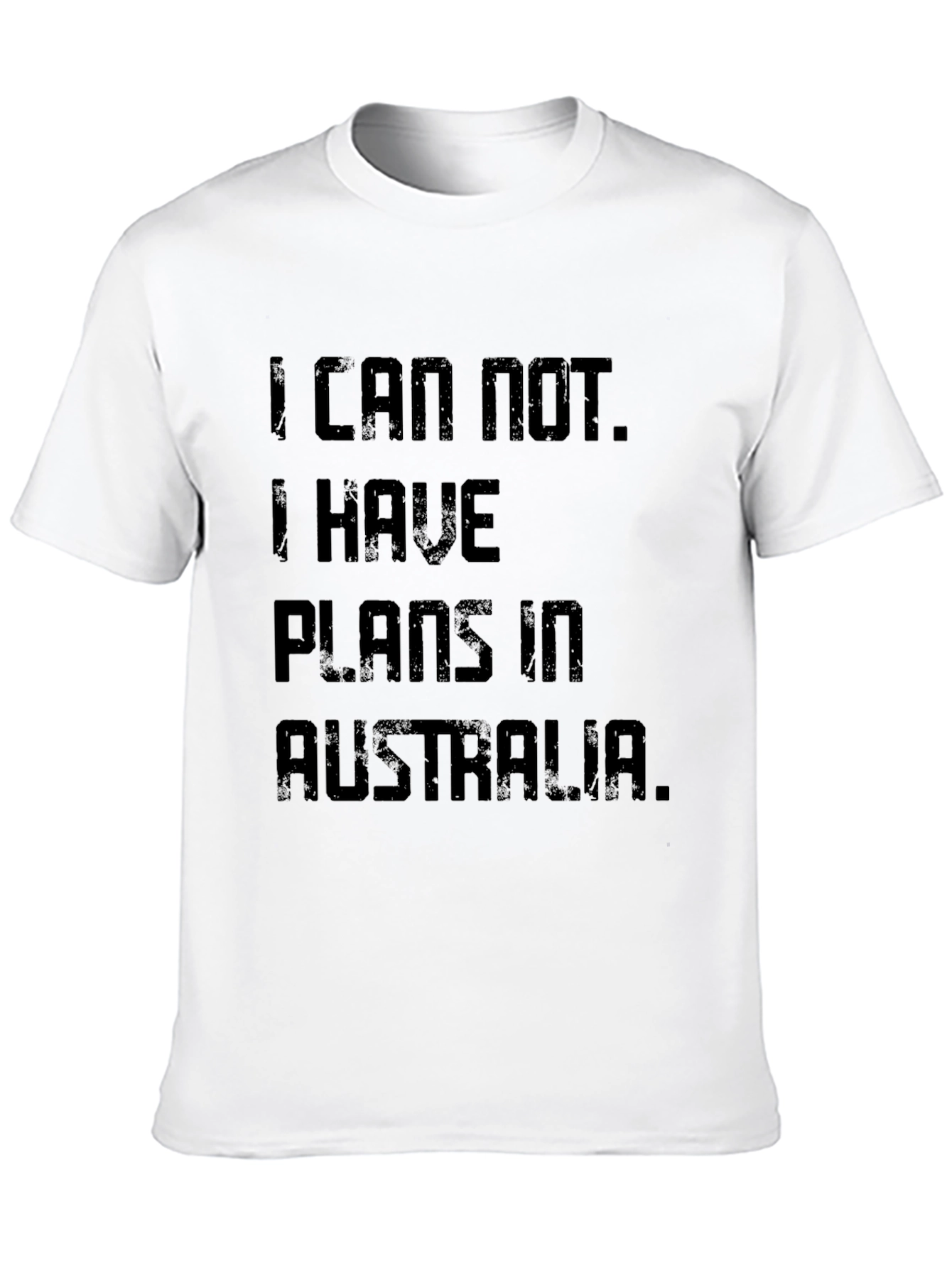 Plans in Australia Graphic Tee - Black