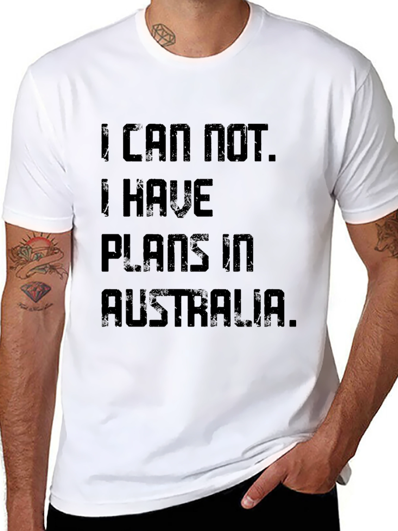 Plans in Australia Graphic Tee - Black