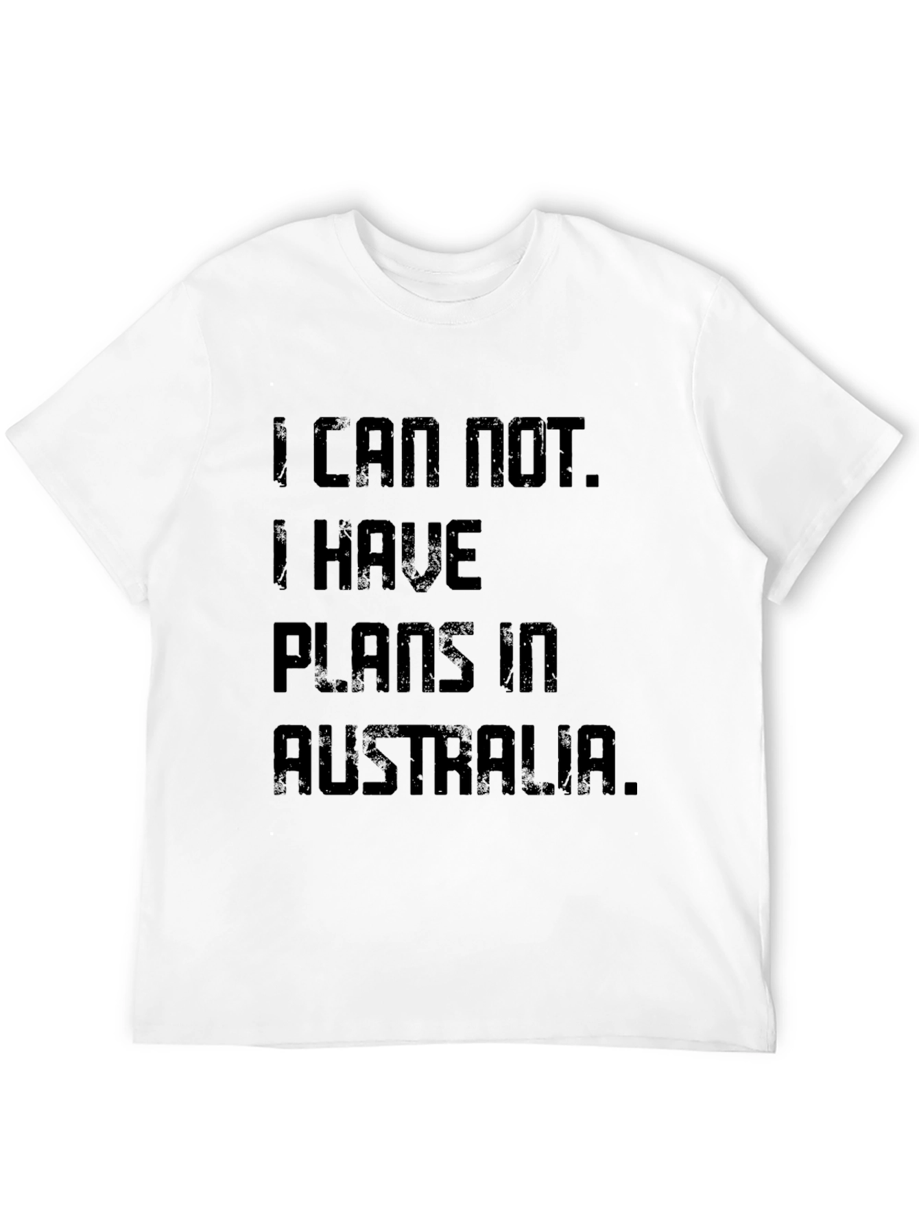 Plans in Australia Graphic Tee - Black