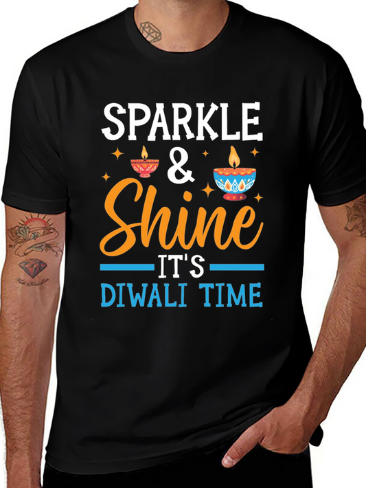 Sparkle & Shine Diwali Time T-Shirt