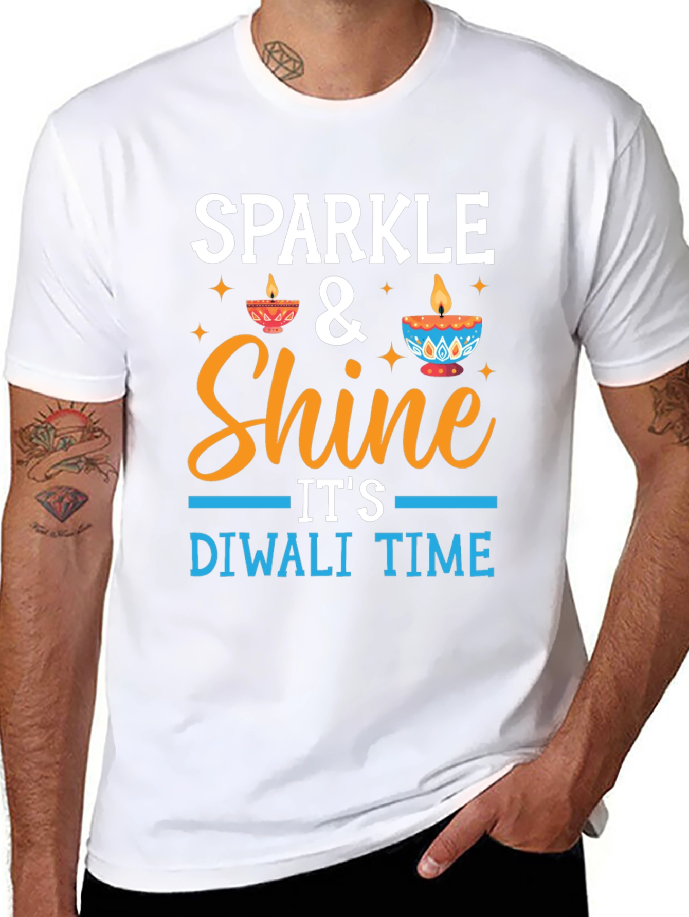 Sparkle & Shine Diwali Time T-Shirt