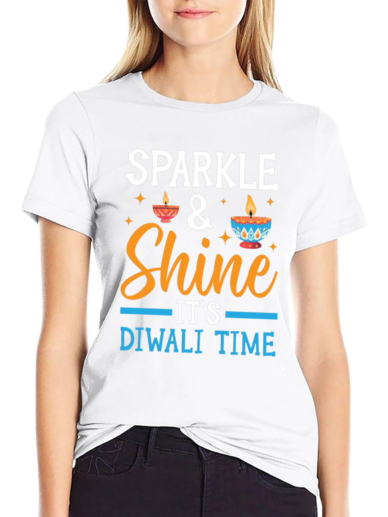 Sparkle & Shine Diwali Time T-Shirt