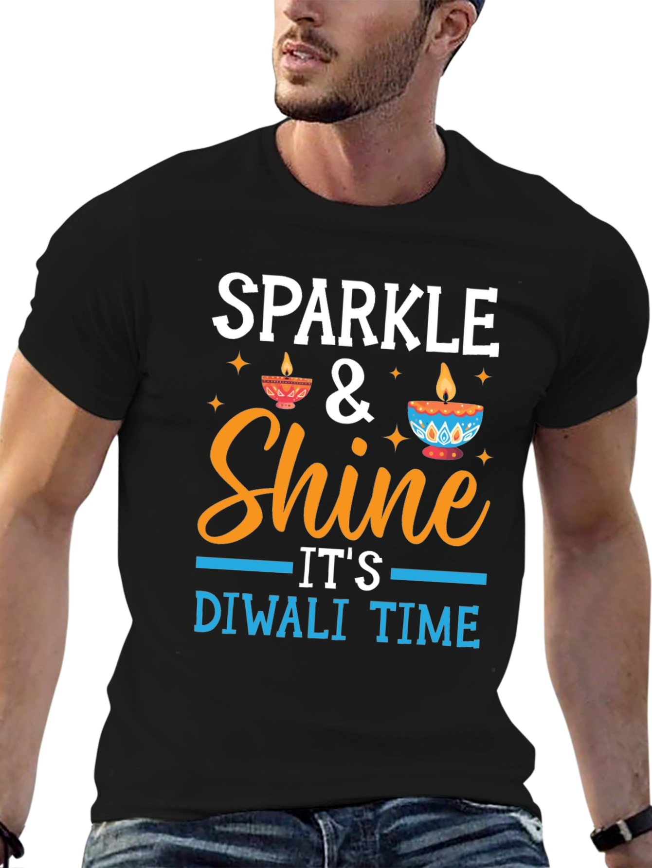 Sparkle & Shine Diwali Time T-Shirt