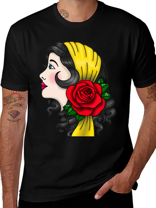 Vintage Rose Tattoo T-Shirt