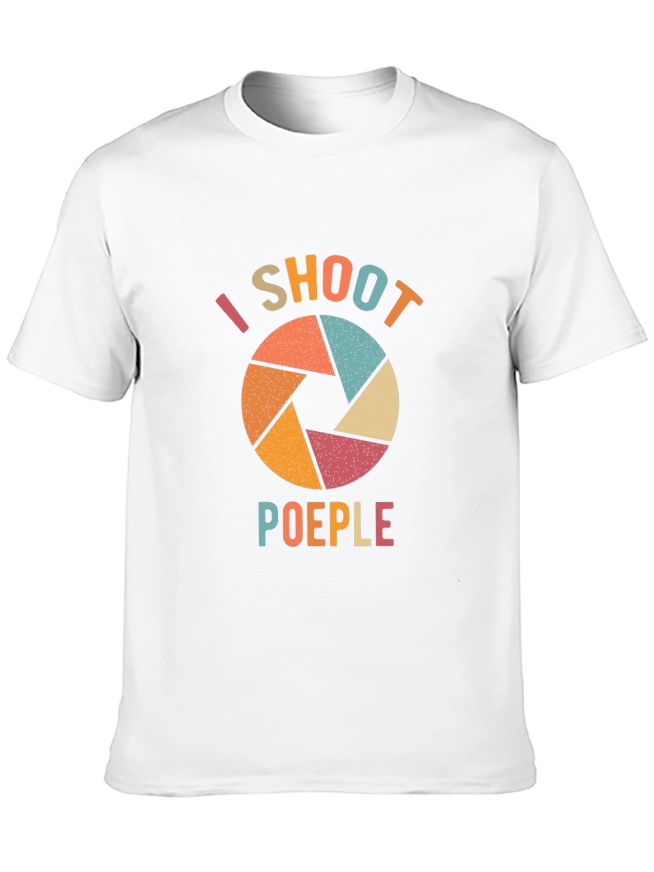 I Shoot Poeples Funny Photographer T-Shirt