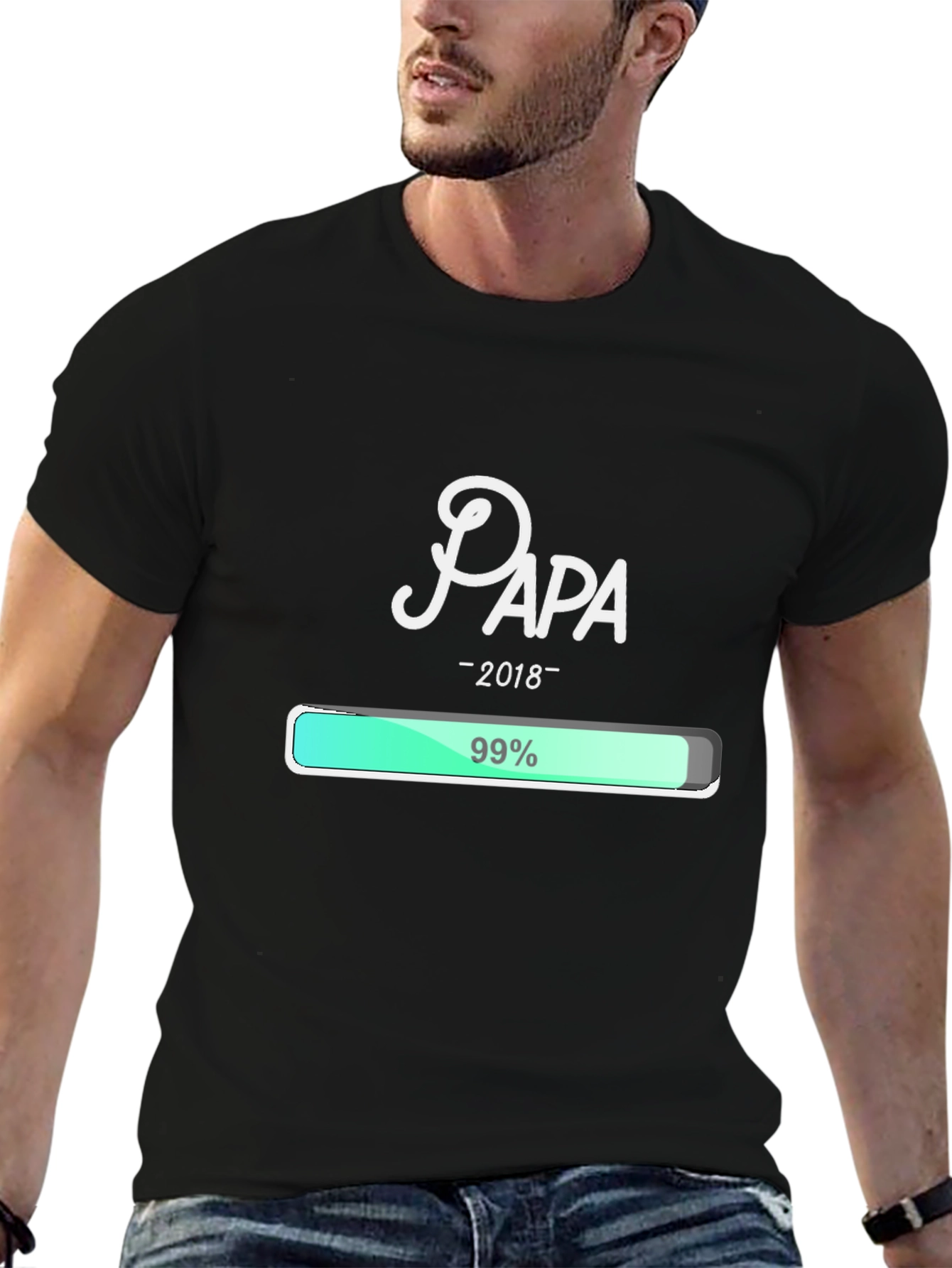 Papa 99% Loading T-Shirt
