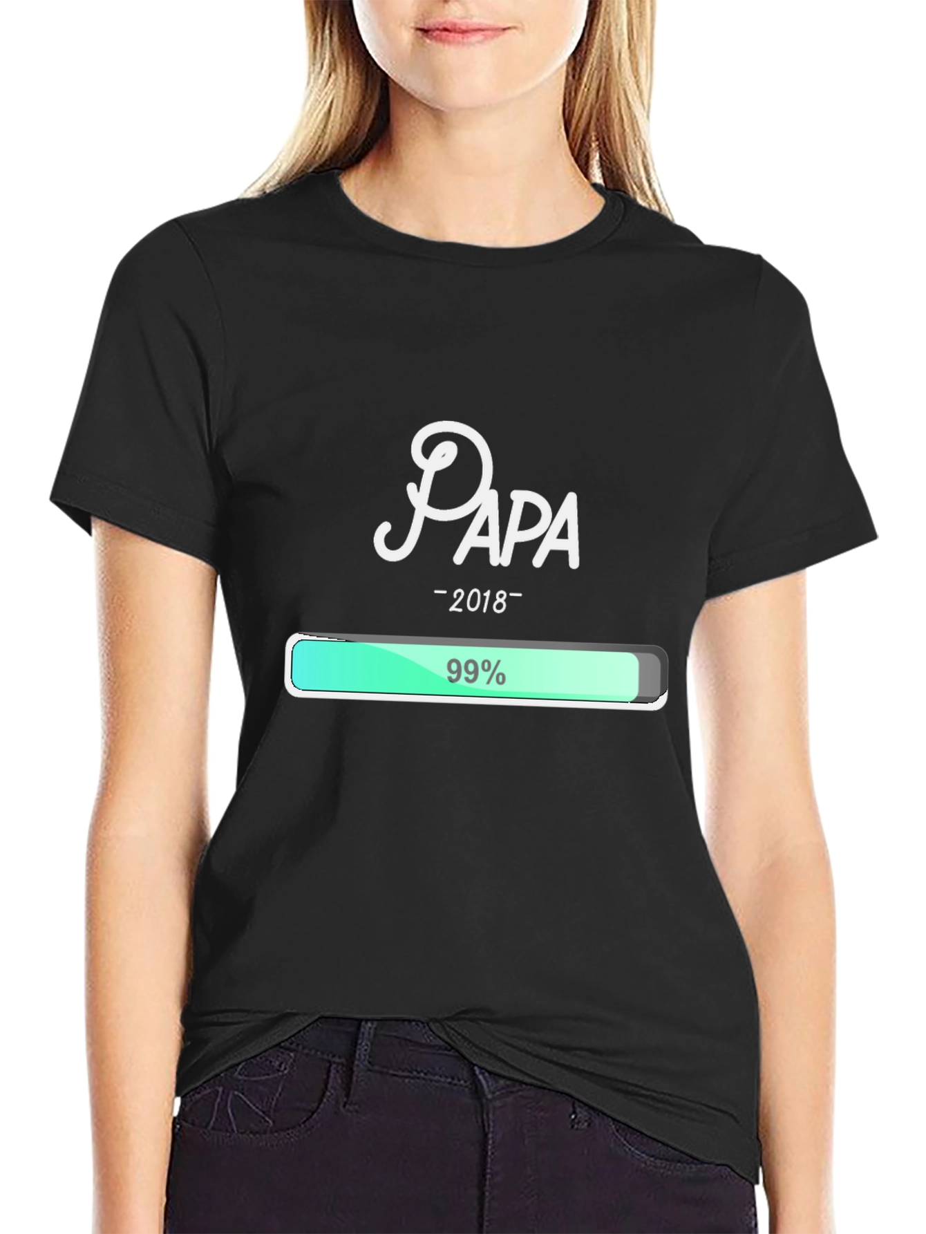 Papa 99% Loading T-Shirt