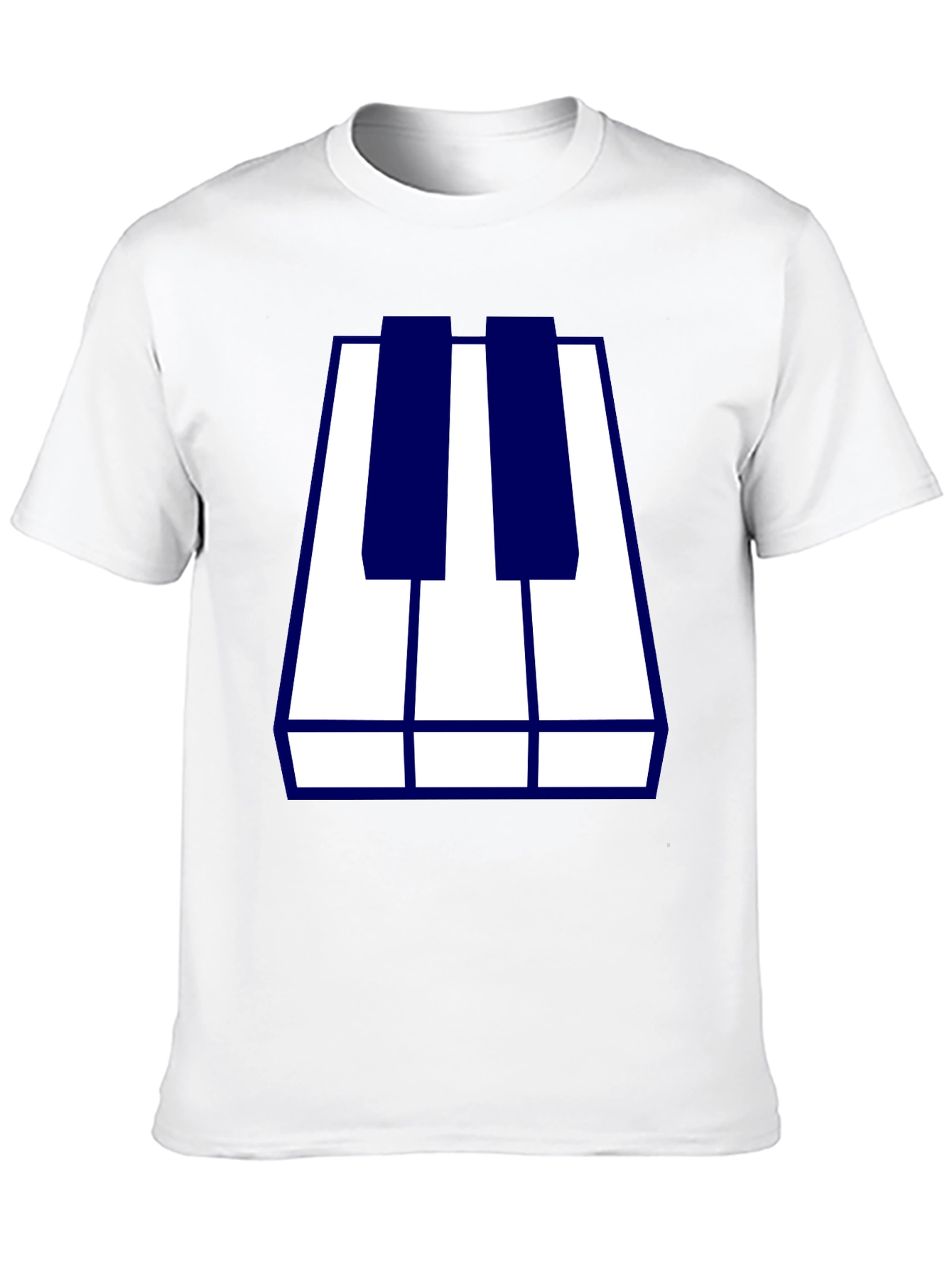 Piano Keys Graphic Tee - Cool Musician Shirt