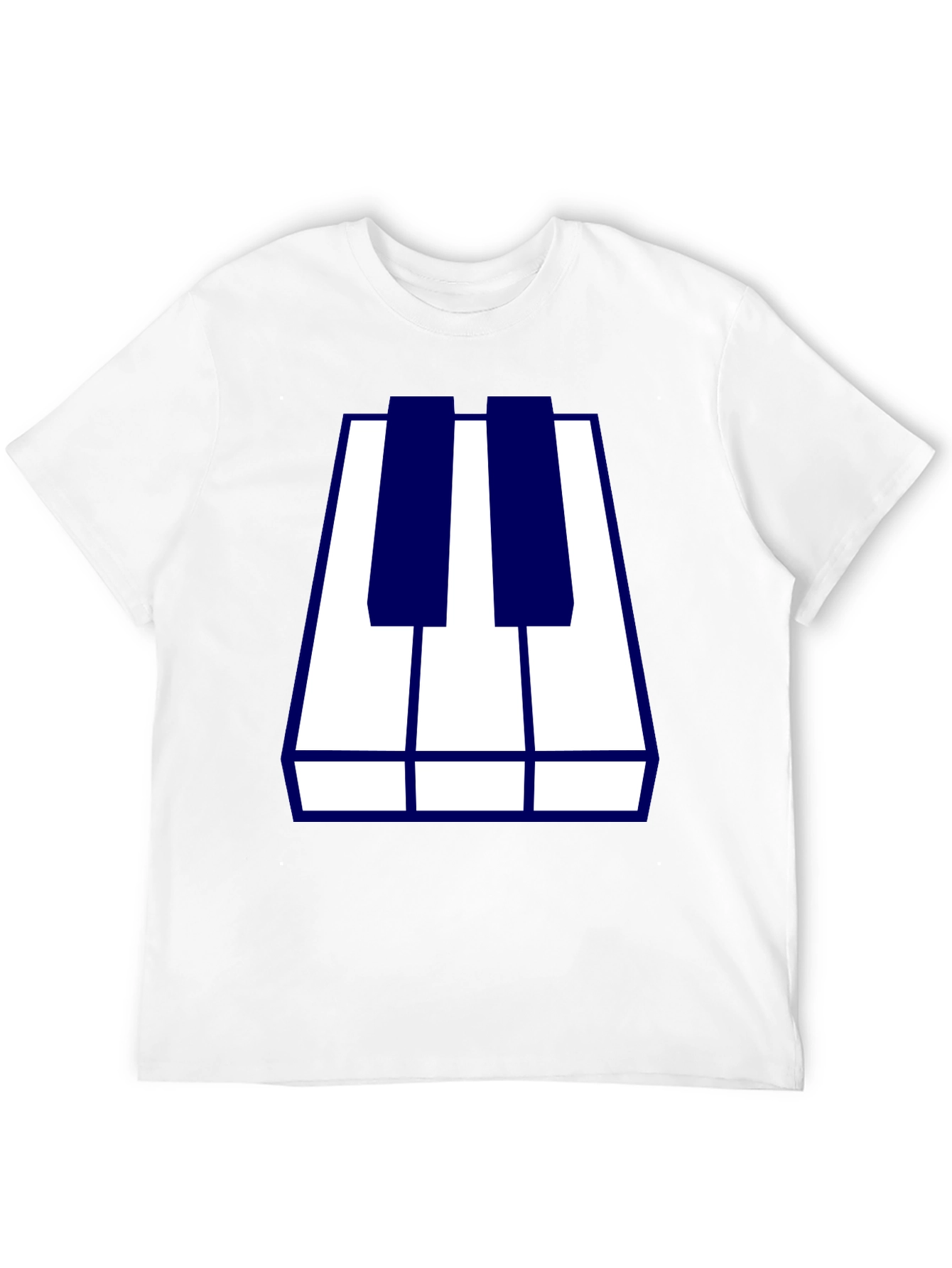 Piano Keys Graphic Tee - Cool Musician Shirt