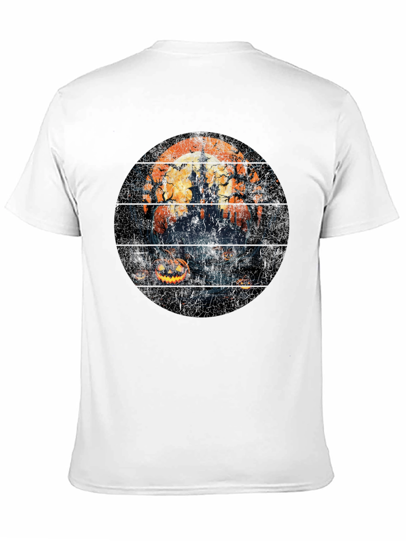 Halloween Castle T-Shirt - Spooky Season Style