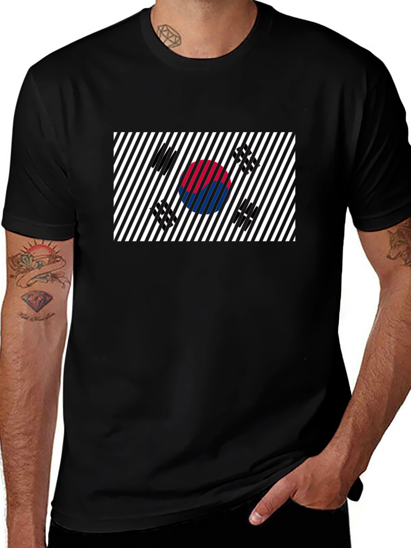 South Korea Flag T-Shirt - Stylish Graphic Tee