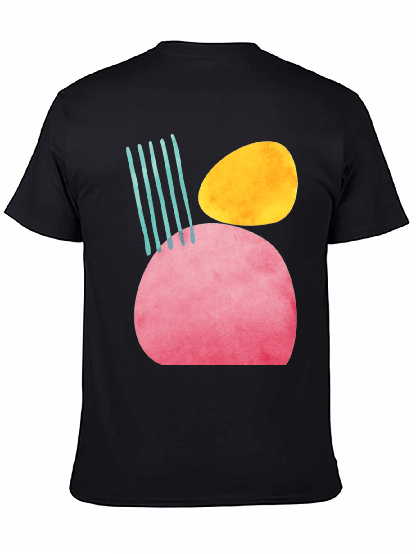 Abstract Shapes Graphic T-Shirt - Modern Art Tee