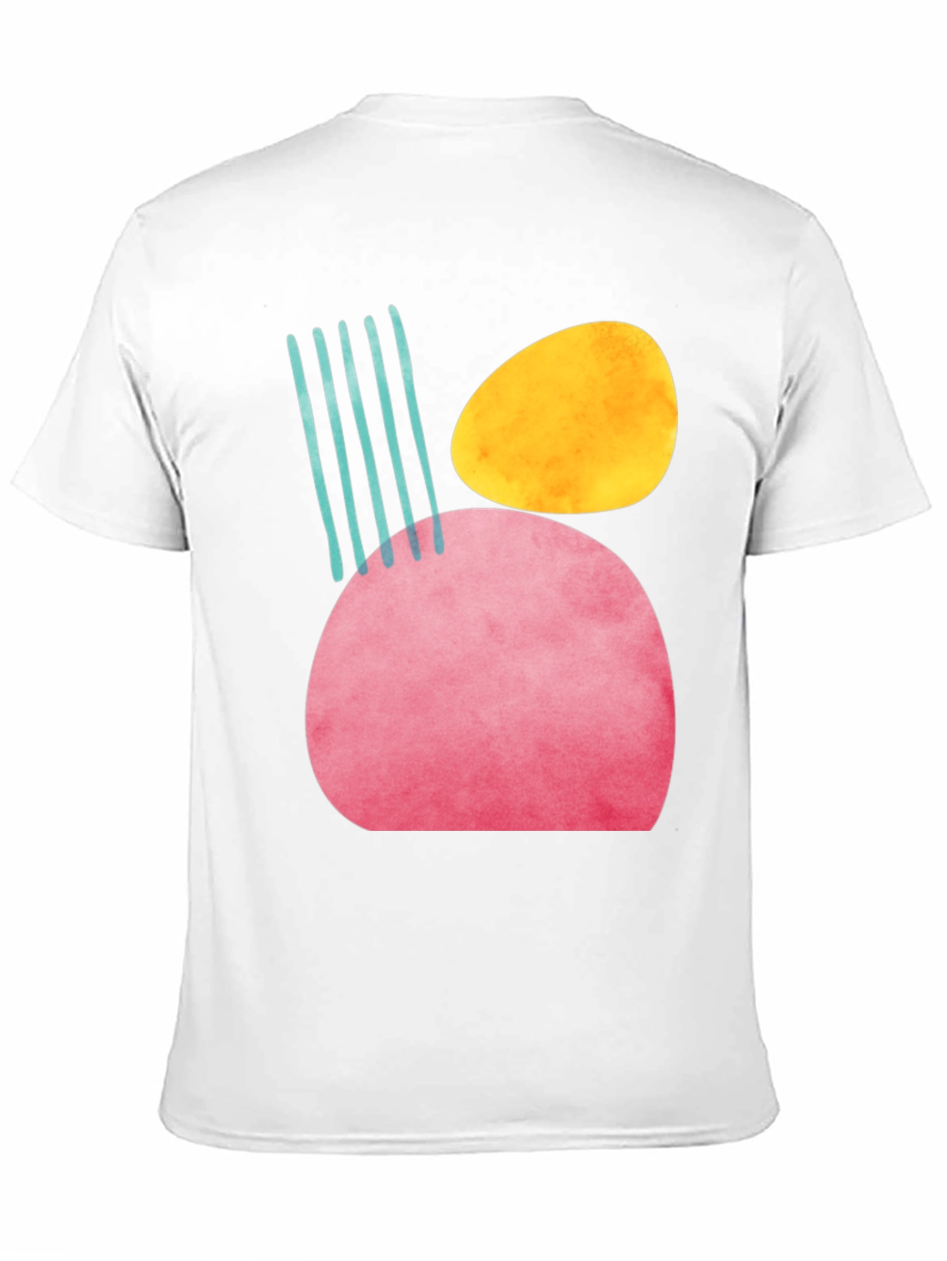 Abstract Shapes Graphic T-Shirt - Modern Art Tee