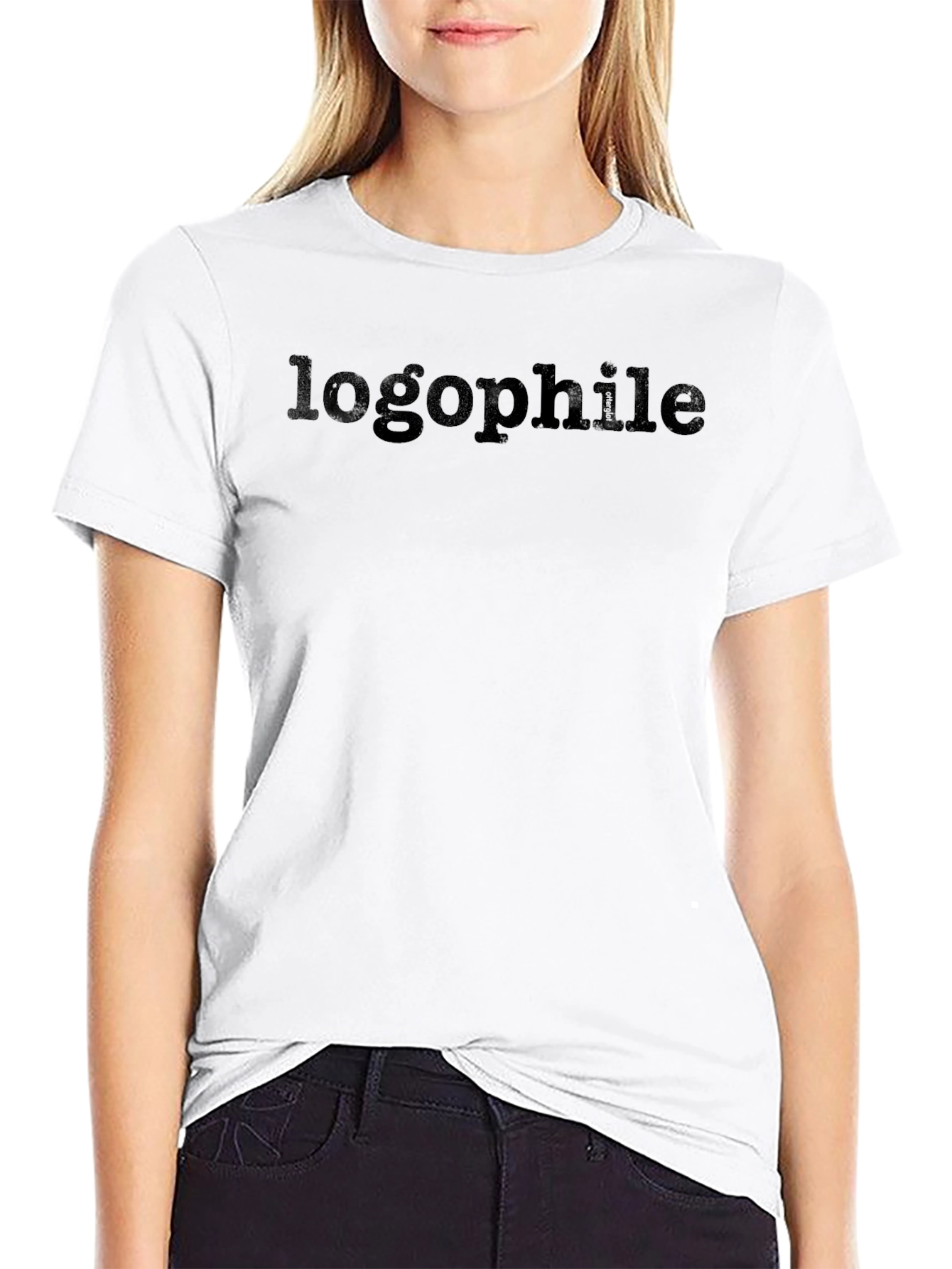 Logophile Black T-Shirt - Word Lover Tee