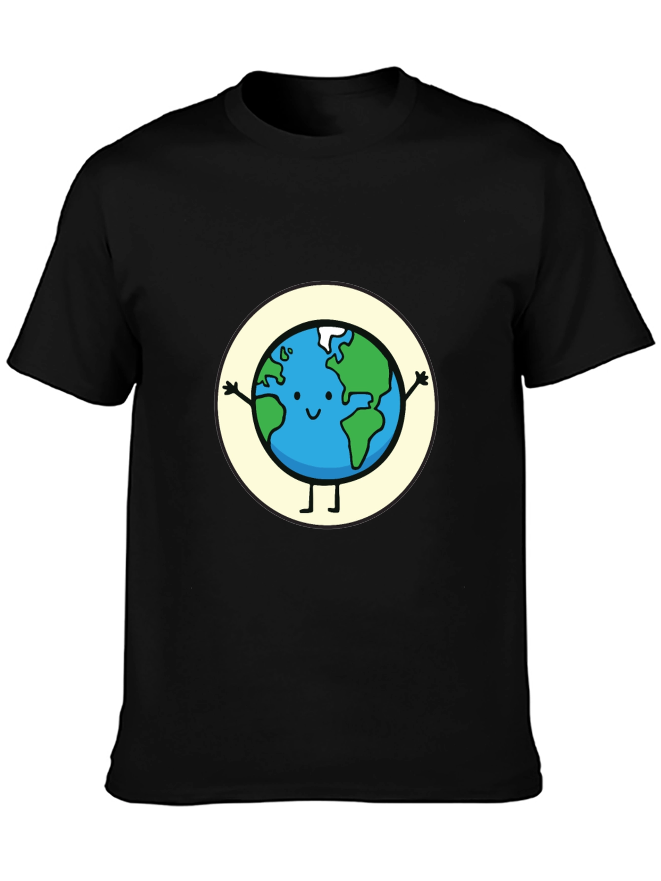 Earth Graphic Tee - Cute Planet T-Shirt