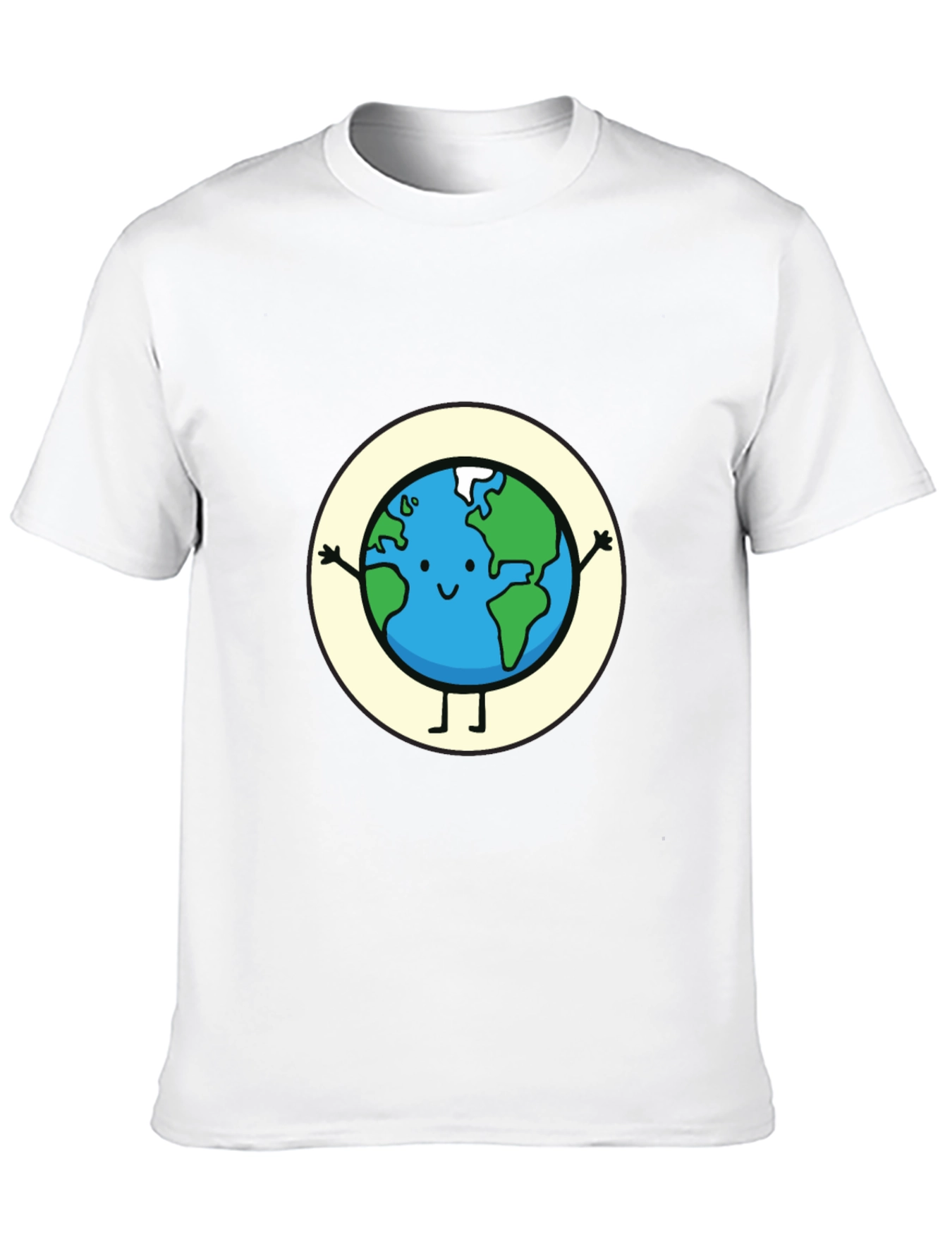 Earth Graphic Tee - Cute Planet T-Shirt