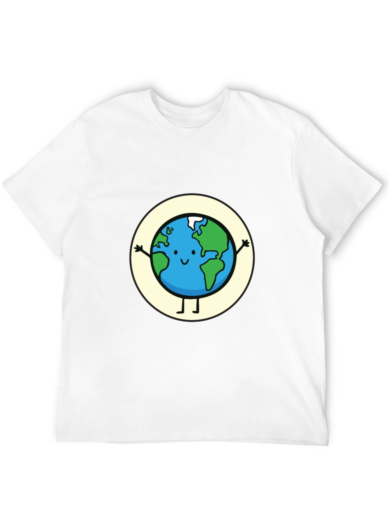 Earth Graphic Tee - Cute Planet T-Shirt