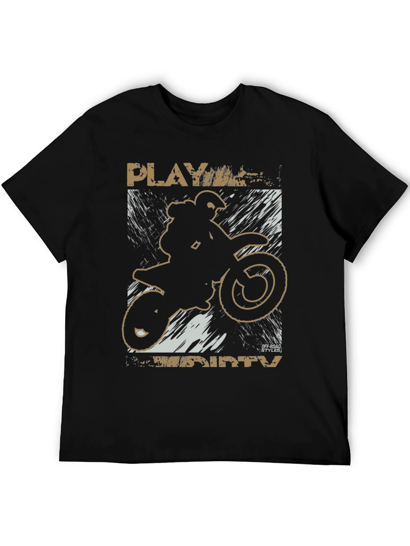 Play Dirty Motocross Graphic Tee - Black