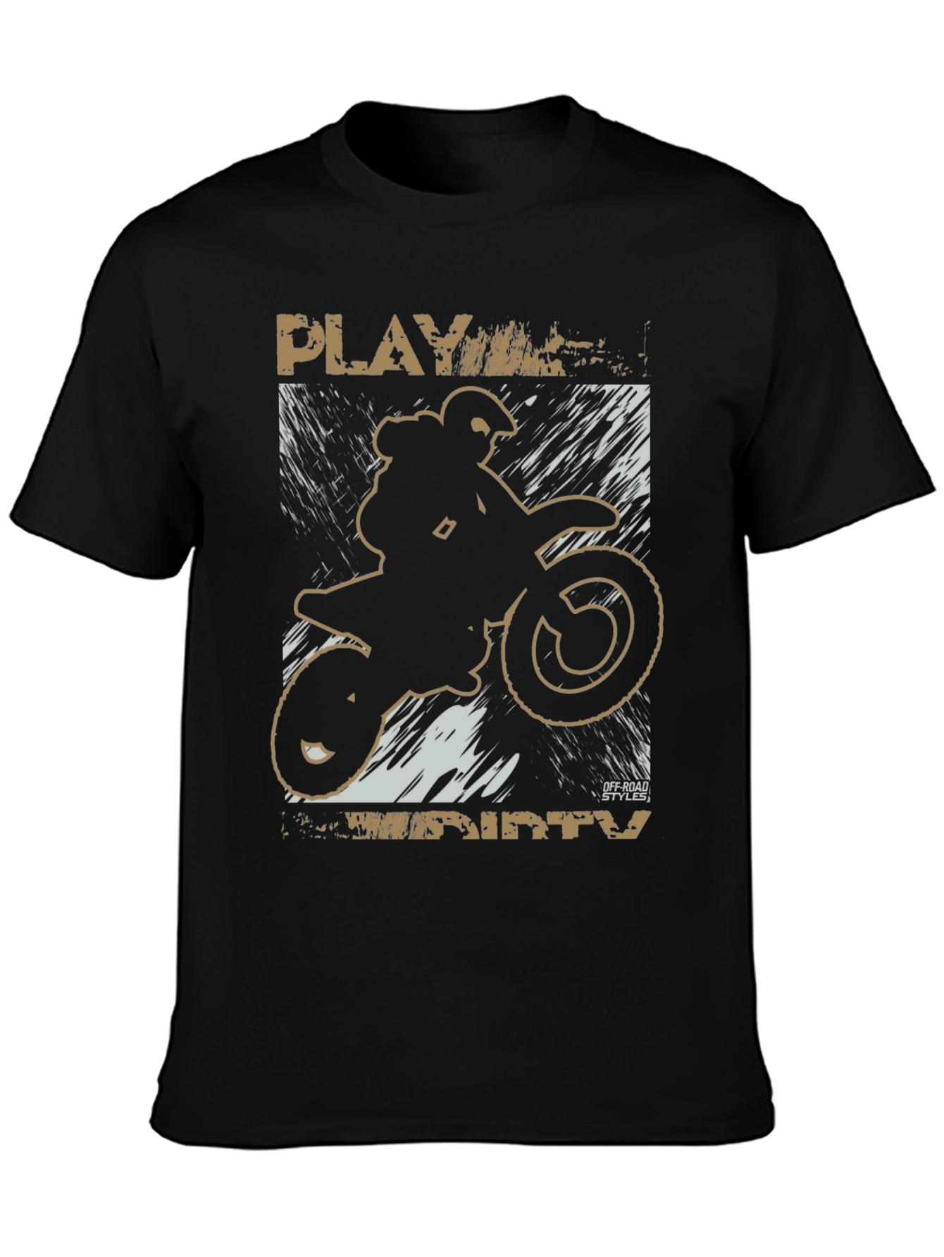 Play Dirty Motocross Graphic Tee - Black