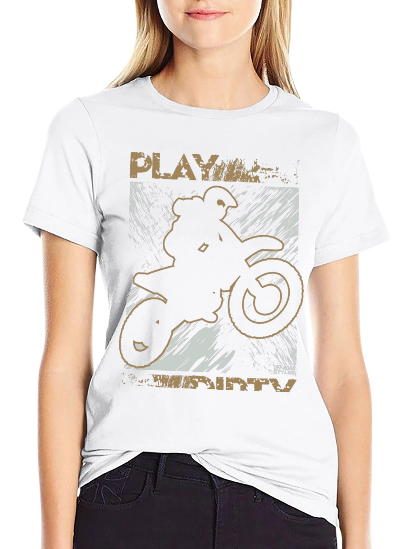 Play Dirty Motocross Graphic Tee - Black