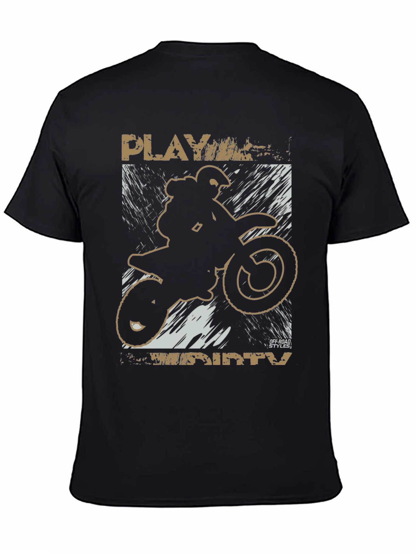 Play Dirty Motocross Graphic Tee - Black