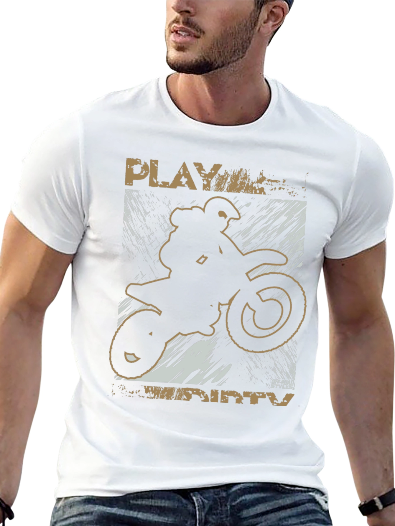 Play Dirty Motocross Graphic Tee - Black