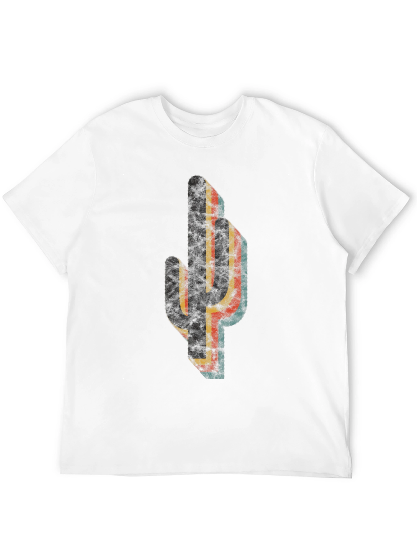 Retro Cactus Graphic Tee - Desert Vibes