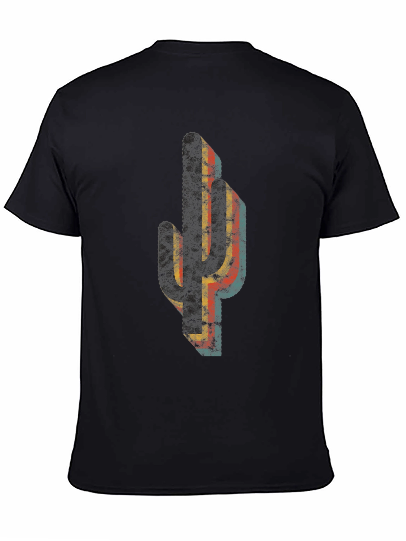 Retro Cactus Graphic Tee - Desert Vibes
