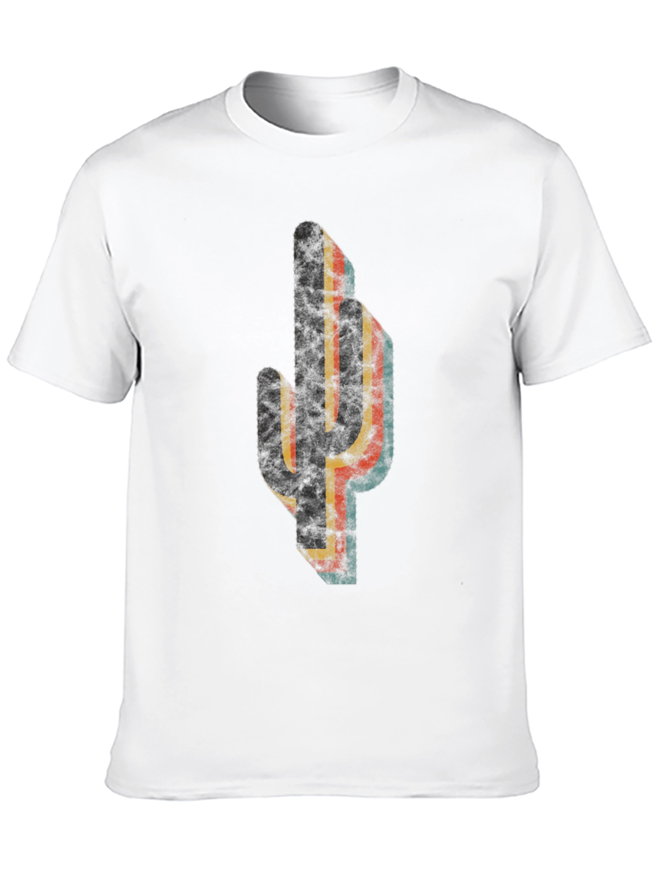 Retro Cactus Graphic Tee - Desert Vibes