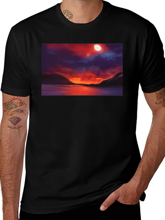 Sunset Lake Graphic T-Shirt