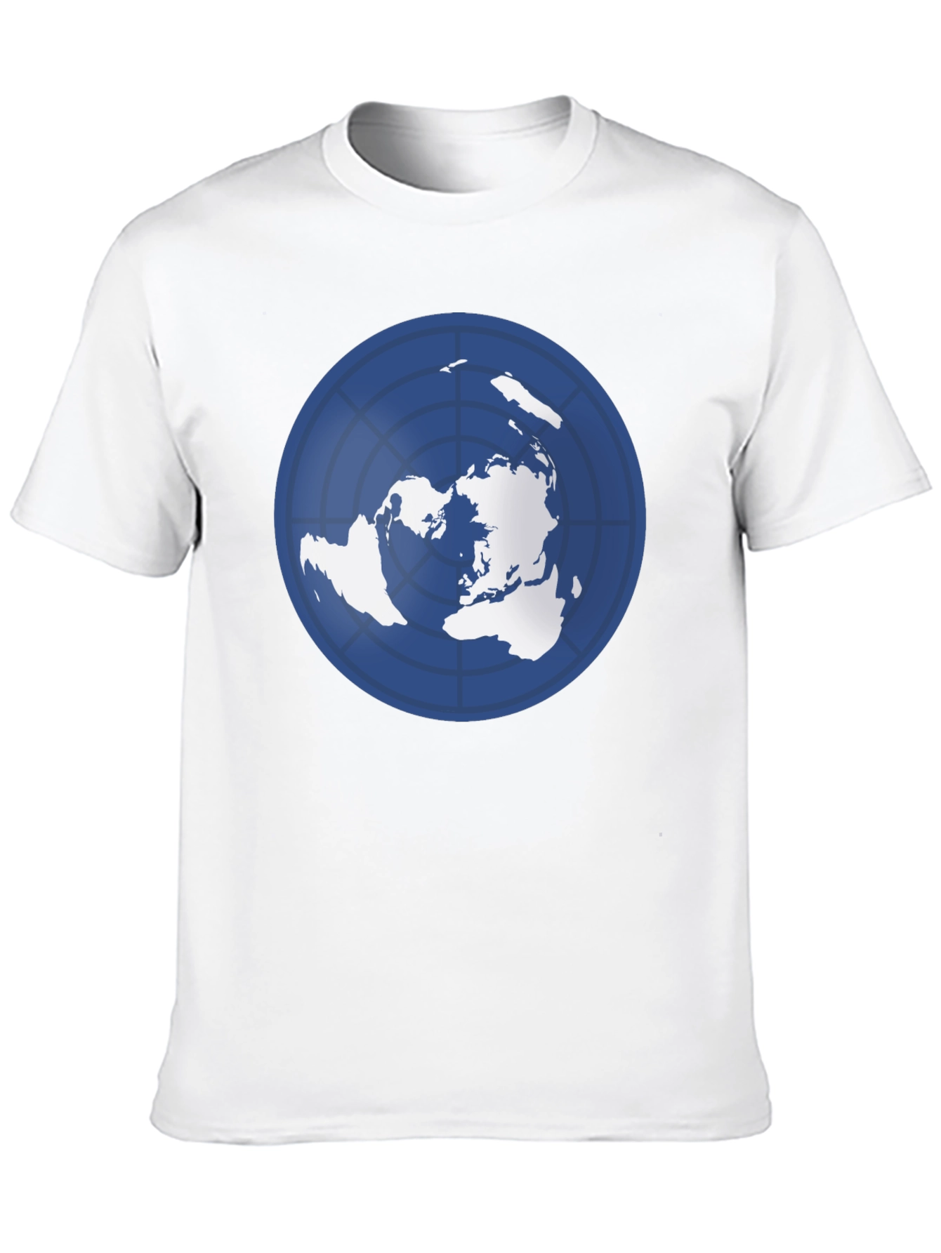 Flat Earth Map T-Shirt - Unique Design