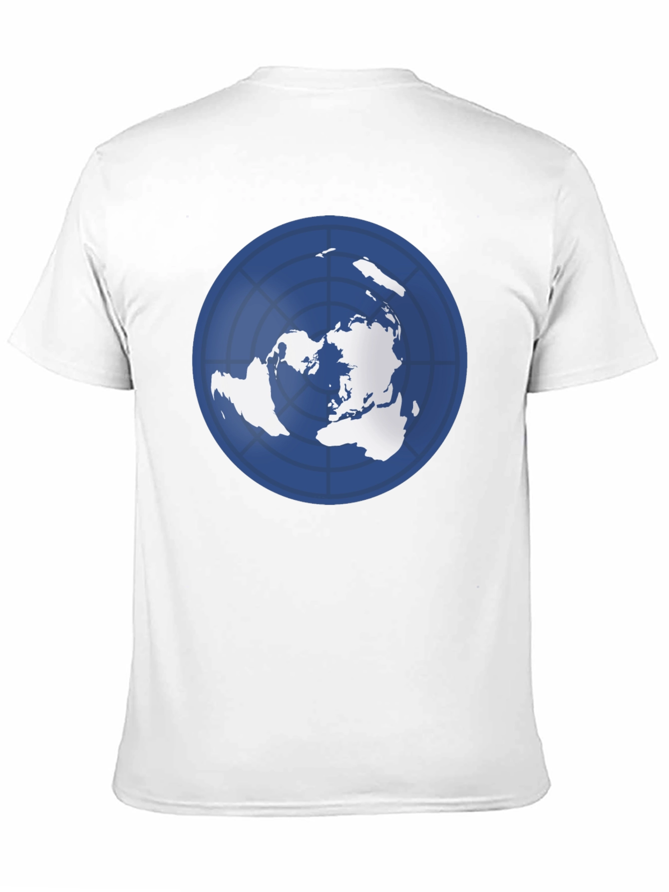 Flat Earth Map T-Shirt - Unique Design