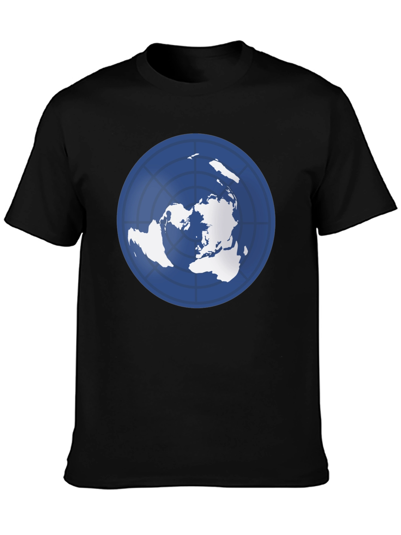 Flat Earth Map T-Shirt - Unique Design