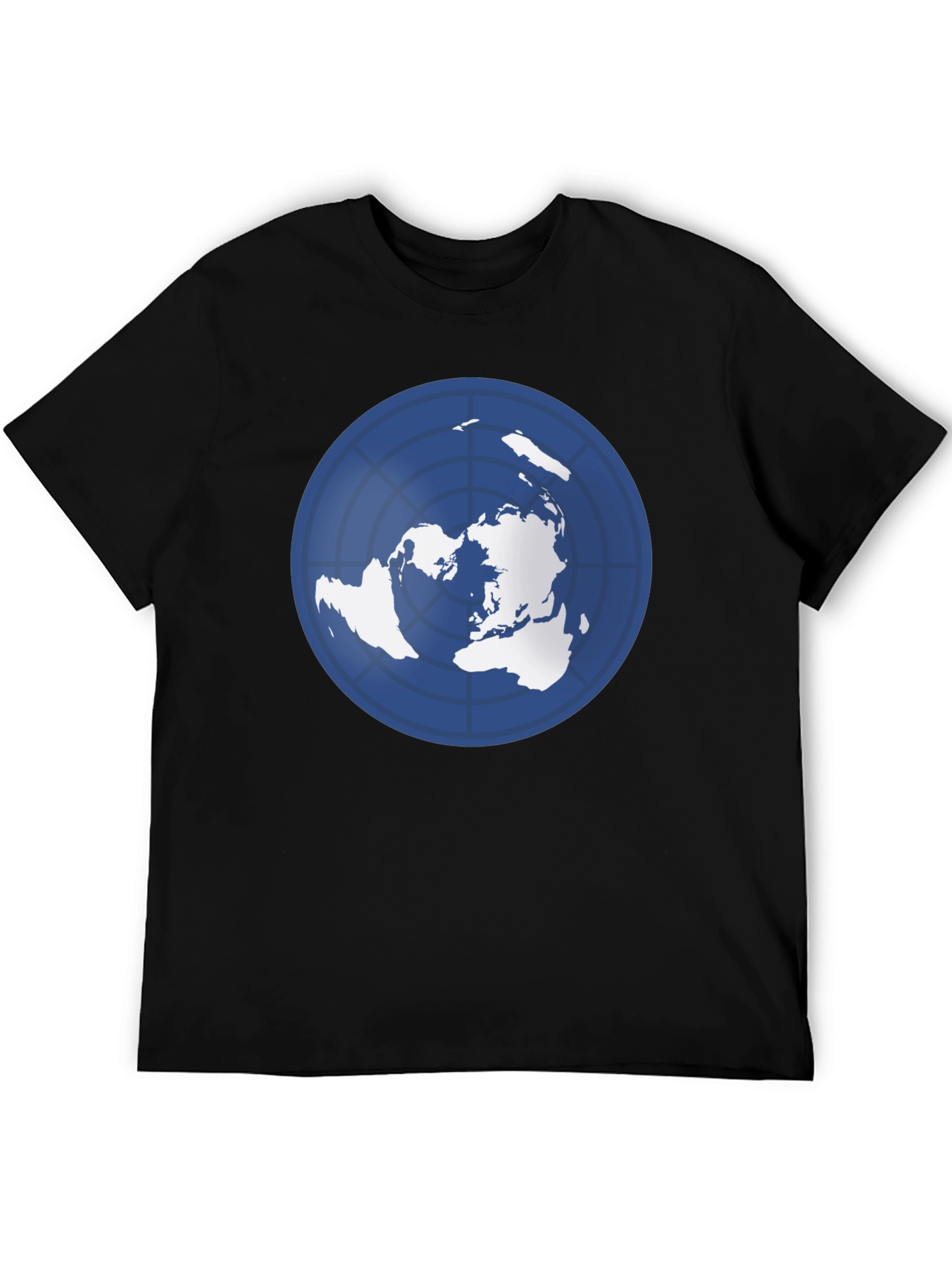 Flat Earth Map T-Shirt - Unique Design