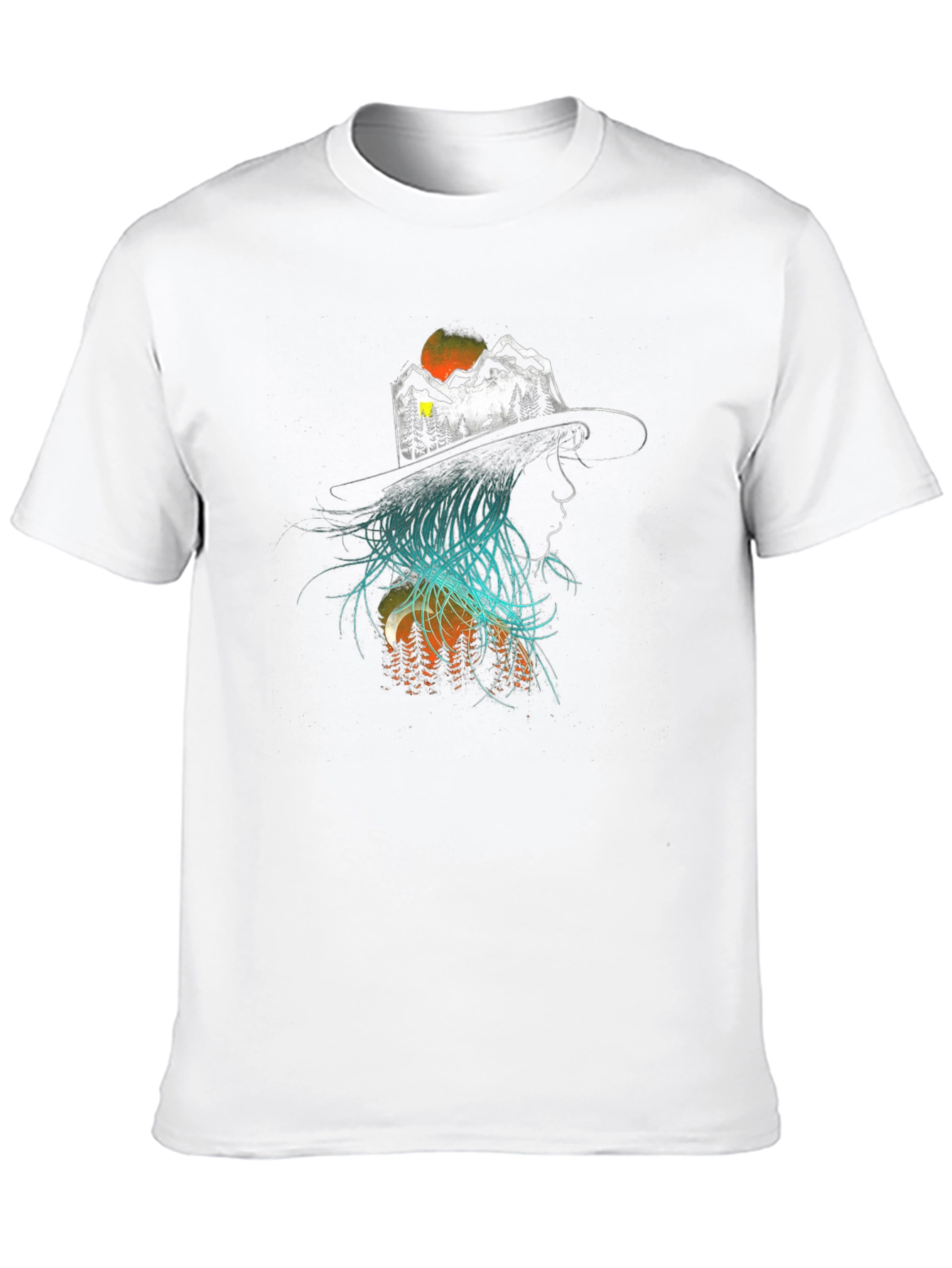 Nature Woman Graphic Tee - Black T-Shirt