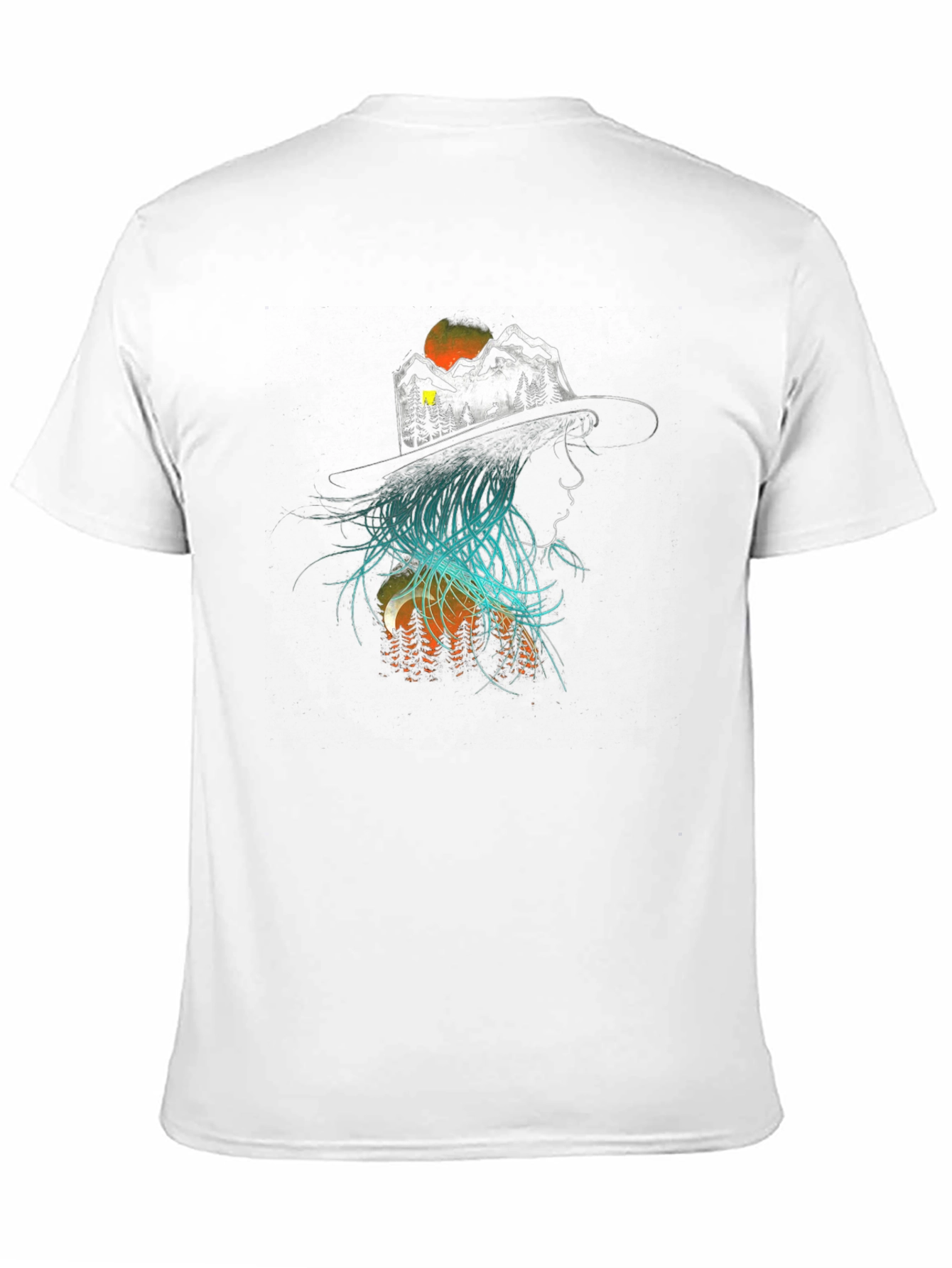 Nature Woman Graphic Tee - Black T-Shirt