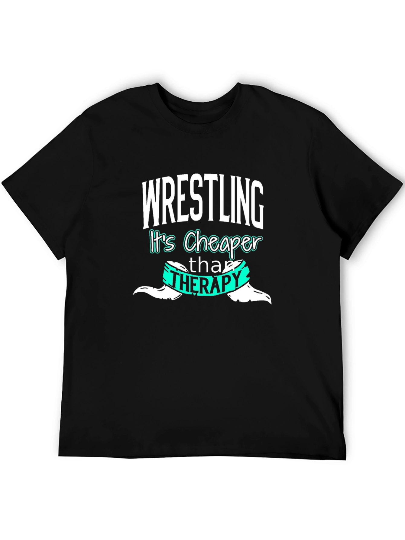 Wrestling Cheaper Than Therapy Graphic Tee