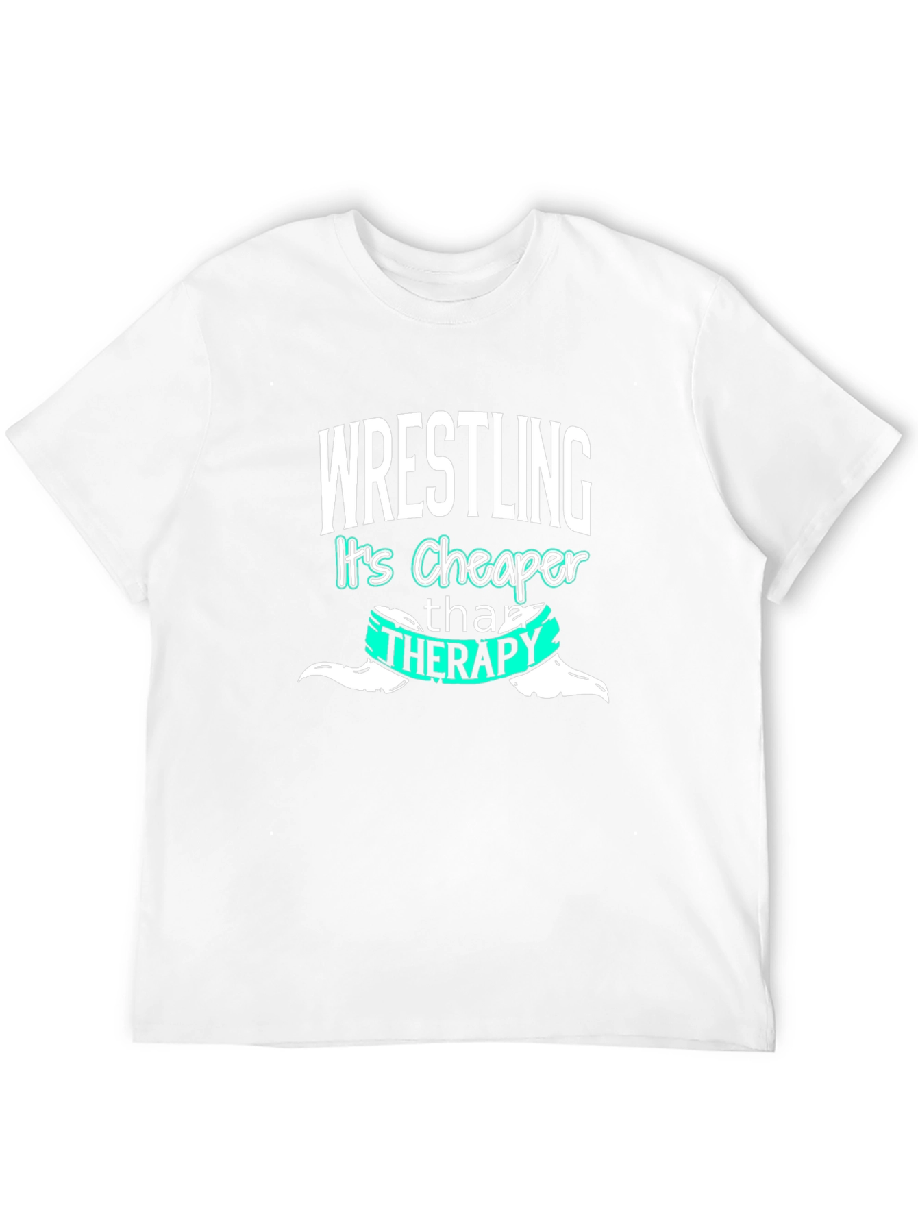 Wrestling Cheaper Than Therapy Graphic Tee