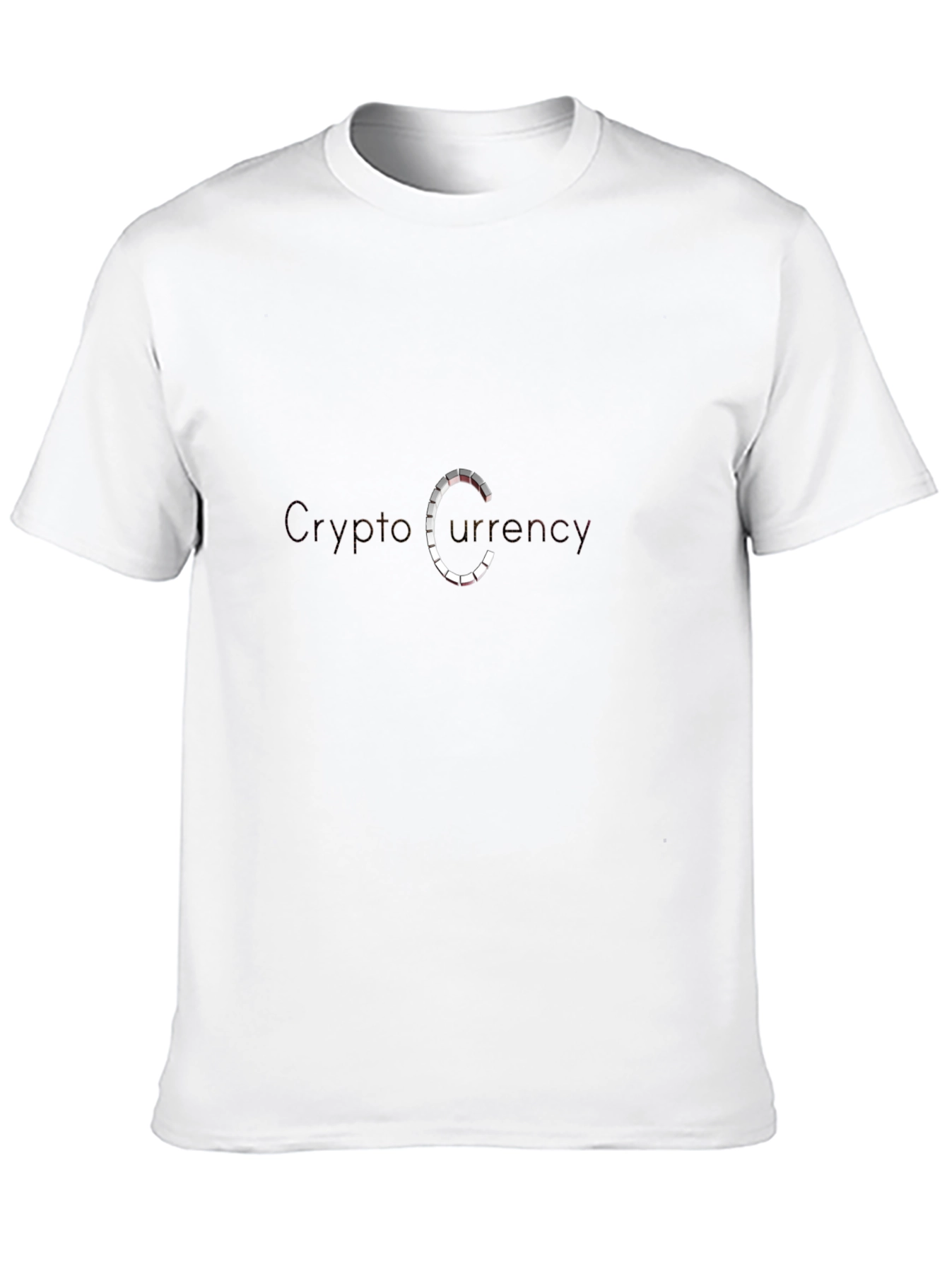 Crypto Currency Design T-Shirt - Black Comfortable Fit