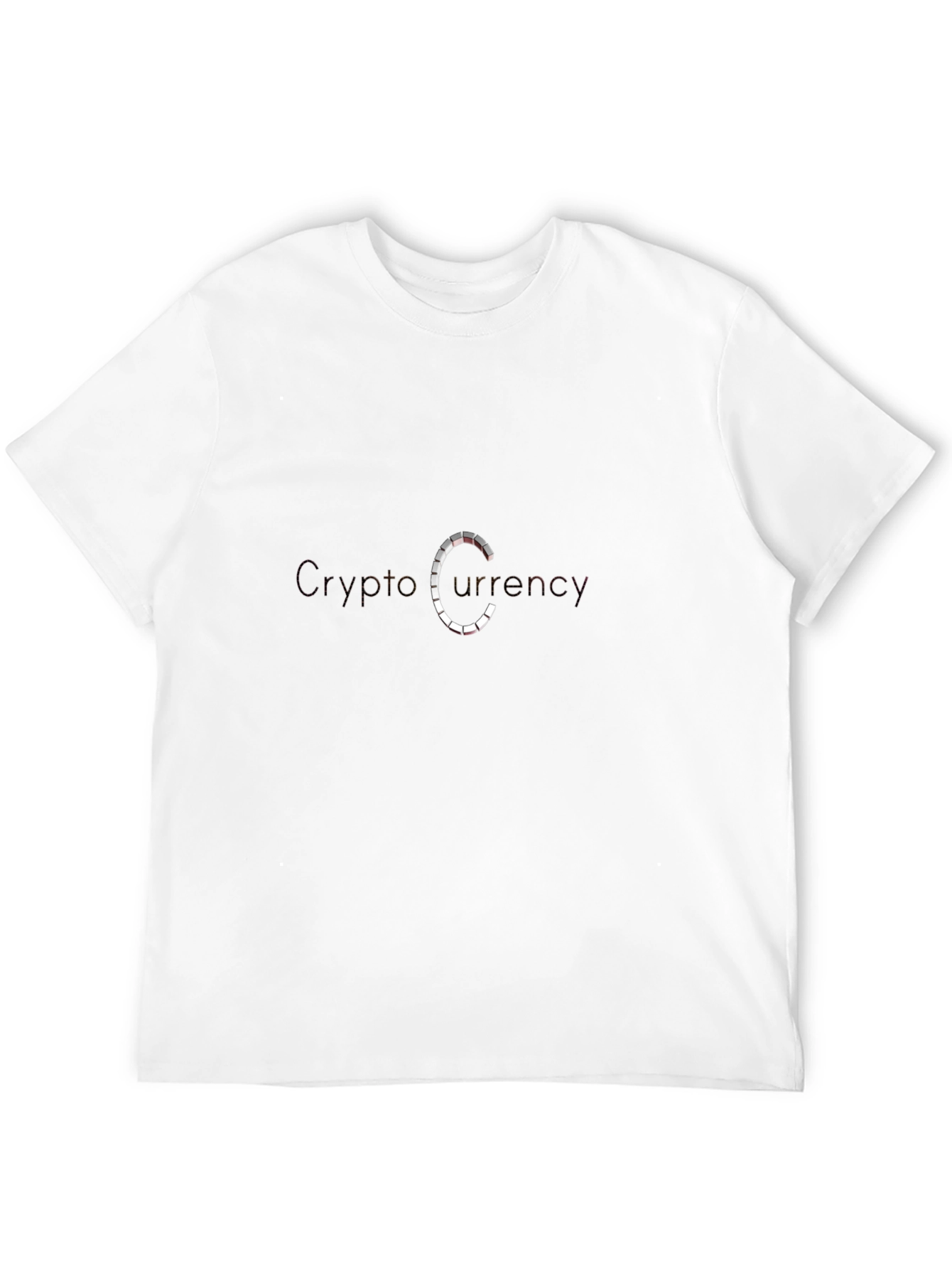 Crypto Currency Design T-Shirt - Black Comfortable Fit