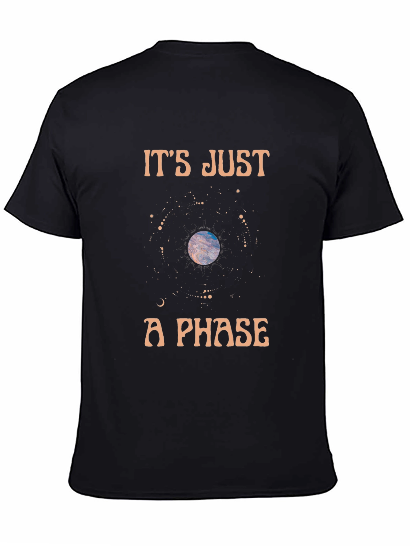 Its Just a Phase Graphic Tee - Black