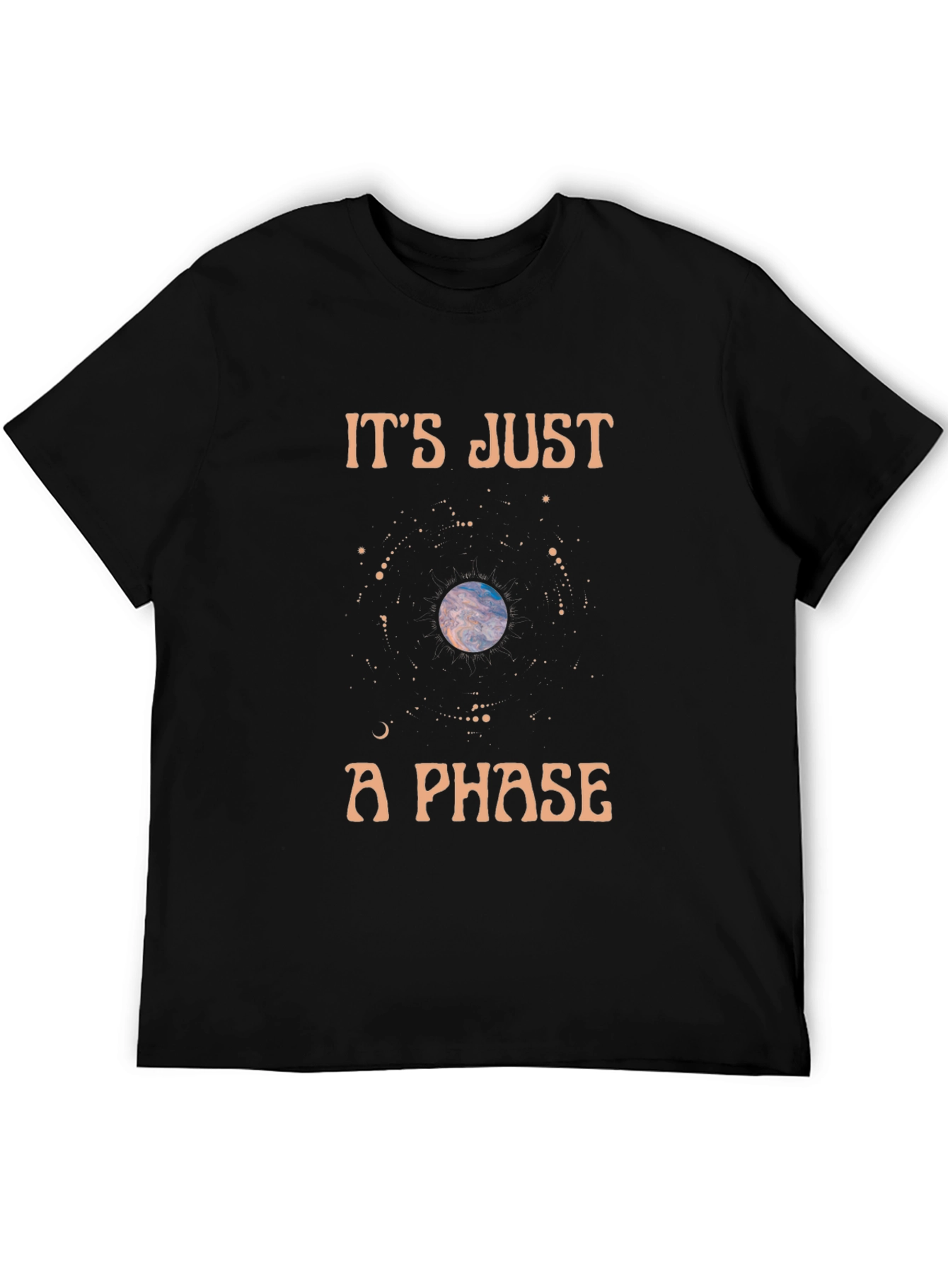 Its Just a Phase Graphic Tee - Black