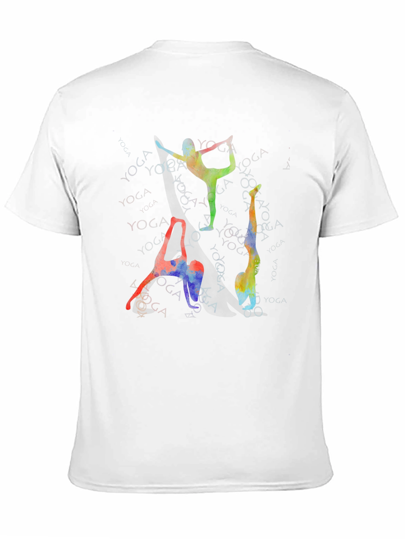 Yoga Poses Graphic Print T-Shirt