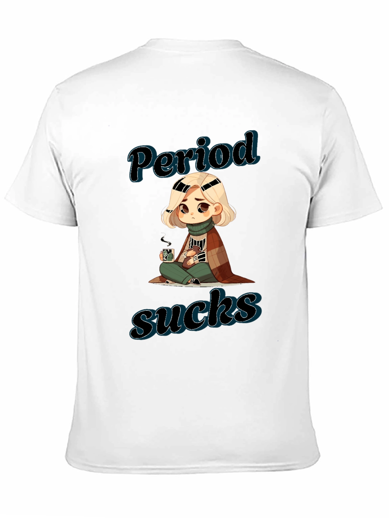 Period Sucks Graphic Tee - Unisex Black T-Shirt
