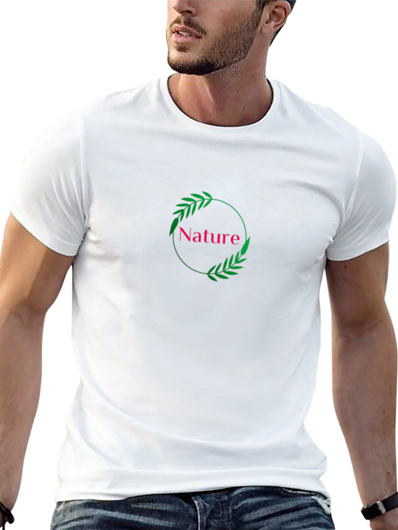 Nature Graphic Black T-Shirt