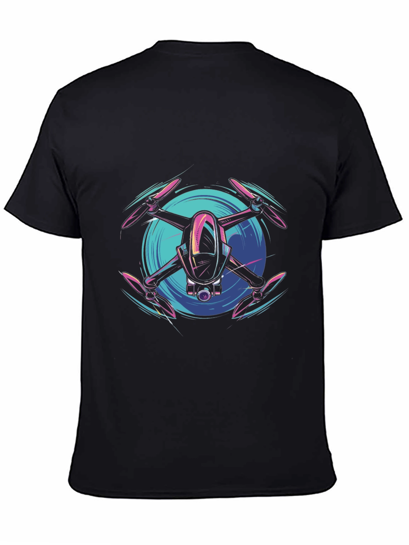 Drone Graphic Tee - Modern Tech Style