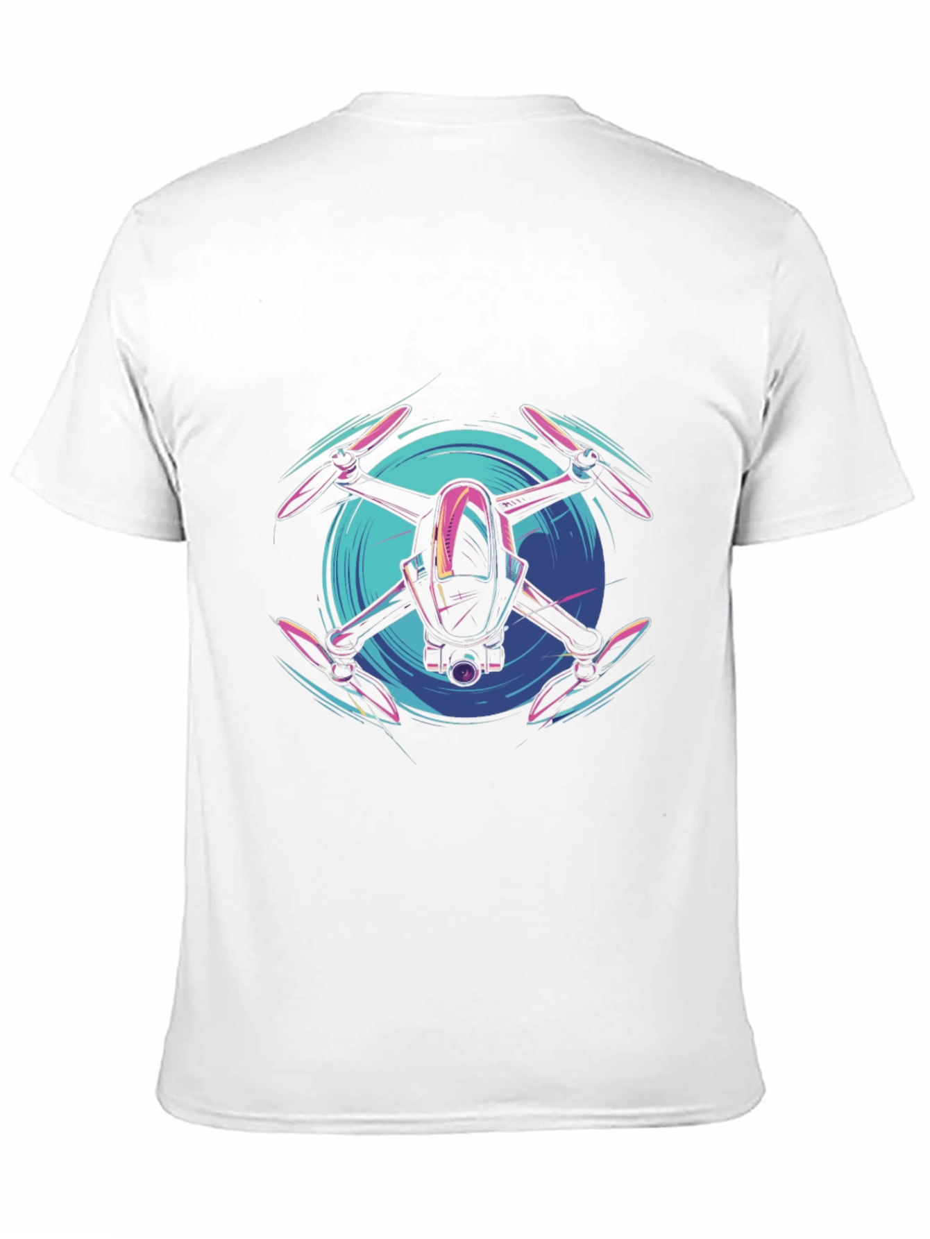 Drone Graphic Tee - Modern Tech Style