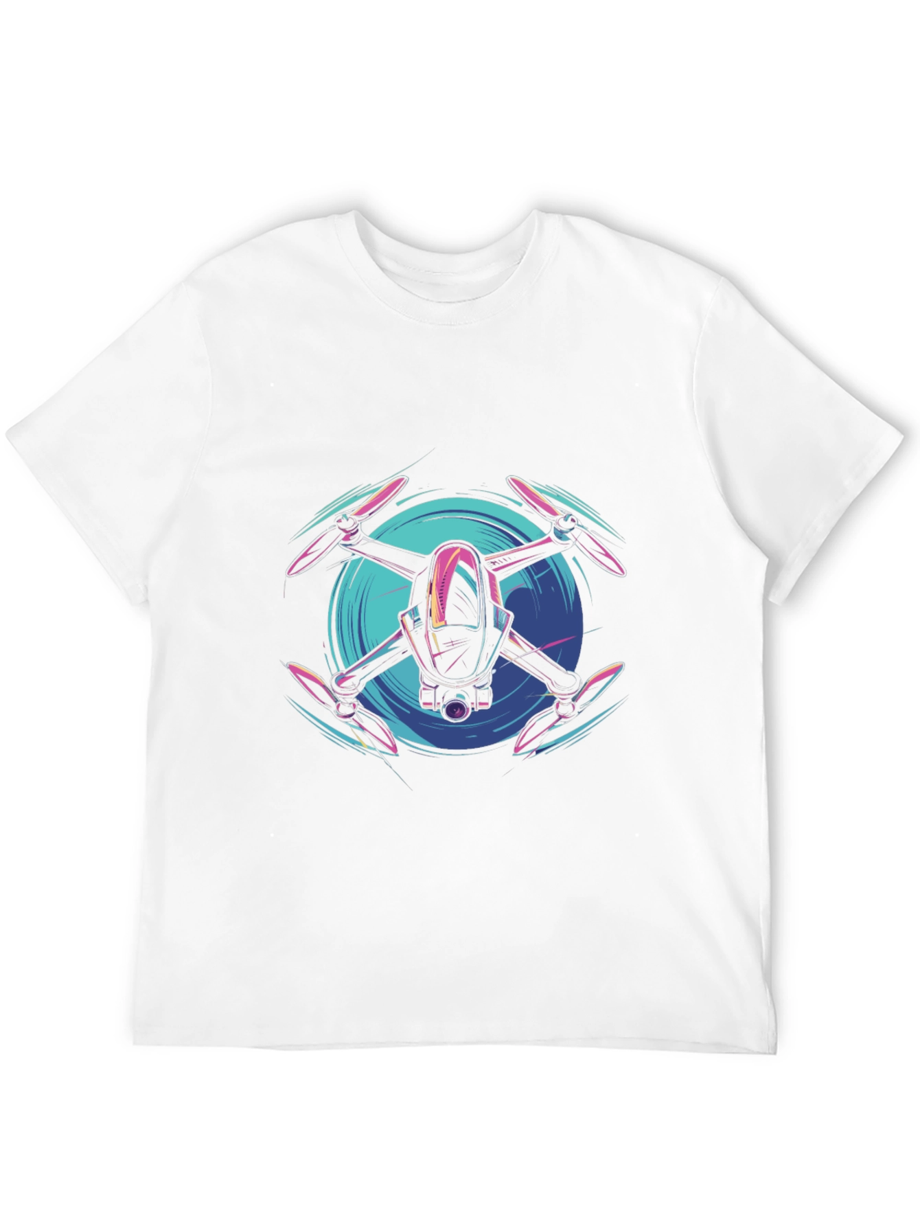 Drone Graphic Tee - Modern Tech Style